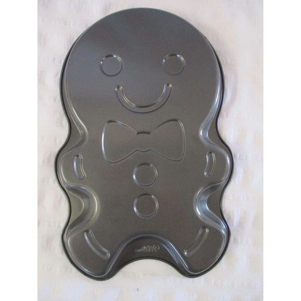New Wilton Ginger Bread Boy Man Giant Cookie Pan Non-Stick 11